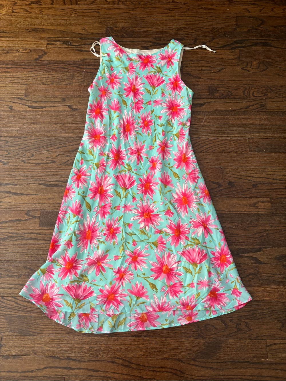 Vintage Ronni Nicole Vibrant Floral Sleeveless Dress